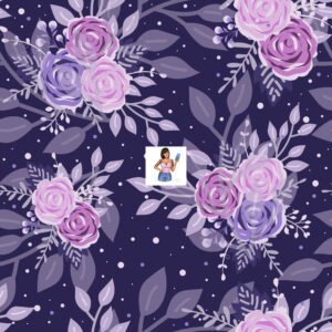 Deep Purple florals