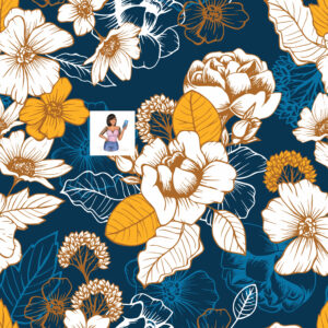 Blue peonies