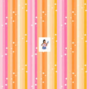 Orange/Pink stripes
