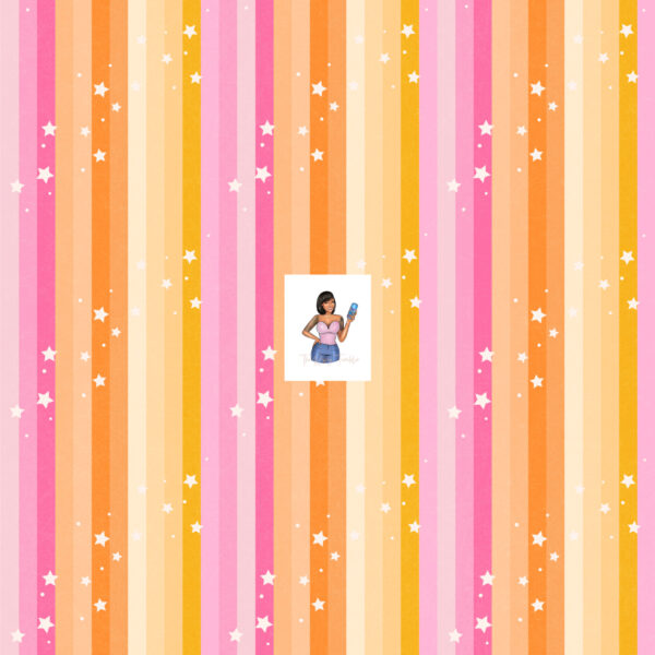 Orange/Pink stripes