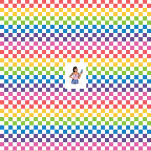 Rainbow Checkerboard