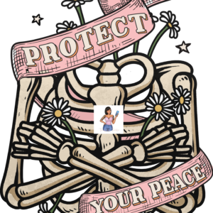 UV DTF Protect Your Peace 3"
