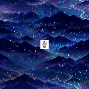 Pixelated Mountains