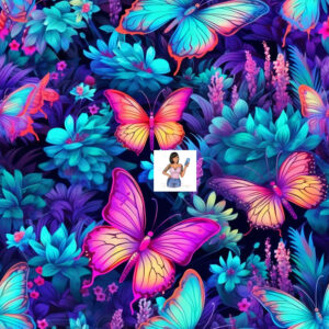 Glowing Butterflies