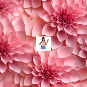 Kelli's Paper Flowers 20oz Wrap