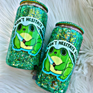 Feelin Froggy? Glass can