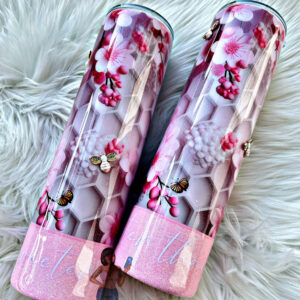 Pink Honeycomb 32