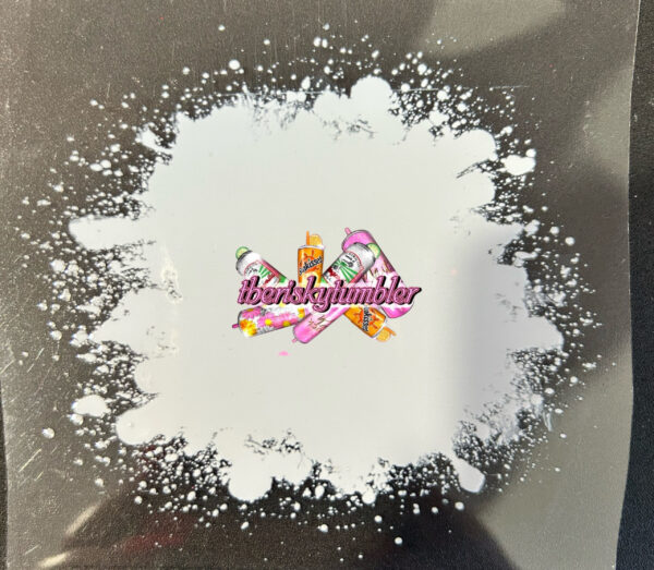 UV DTF White Bleach Spot 2"