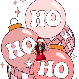 UV DTF Ho Ho Ornaments