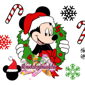 UV DTF Mousey Holiday Wrap 9.75x4.5