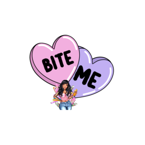 Bite Me Couple decal