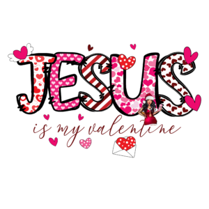 UV DTF Jesus Love 5 x 3.5