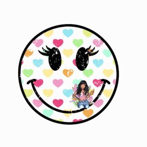 Neon Happy decal