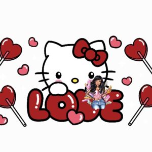 UV DTF Bubble Love Wrap 9.50 x 4.5