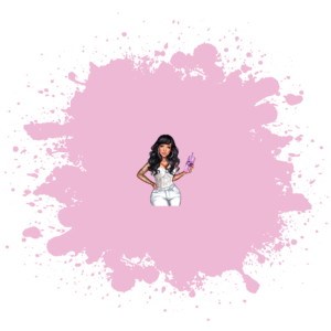UV DTF Pink Bleach Spot 2"