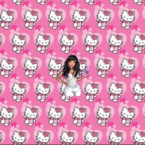Pink Heart Kitty (has a matching UV & Opaque decal)