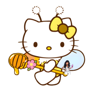 UV DTF Honey Kitty 2"