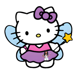 UV DTF Twinkle Kitty 2"