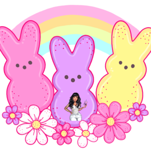 UV DTF Peepy Bunnies (has matching vinyl available)