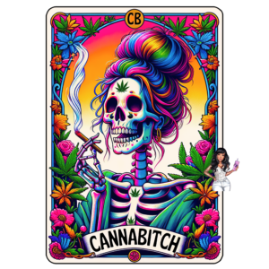 UV DTF Cannabitch Card