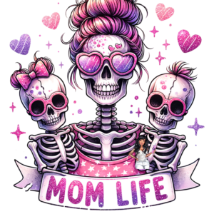 UV DTF Mom Life 2"