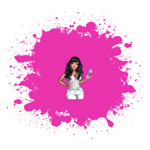 UV DTF  Hot Pink Spot 5x5