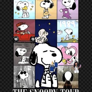 UV DTF Snoopy Tour 2"