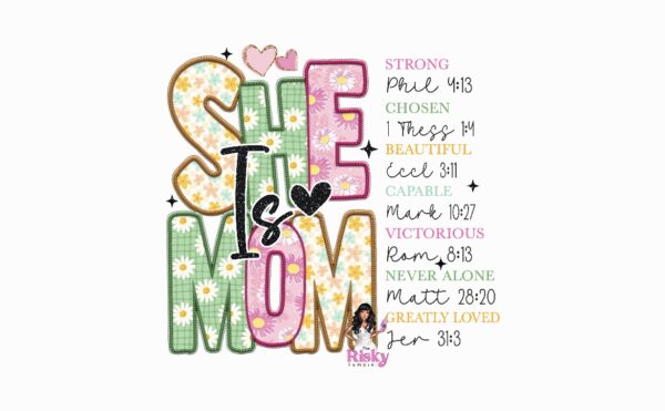 UV DTF She is Mom