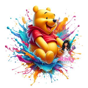 UV DTF Pooh Splashin