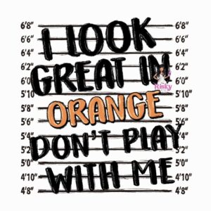 UV DTF Great in Orange