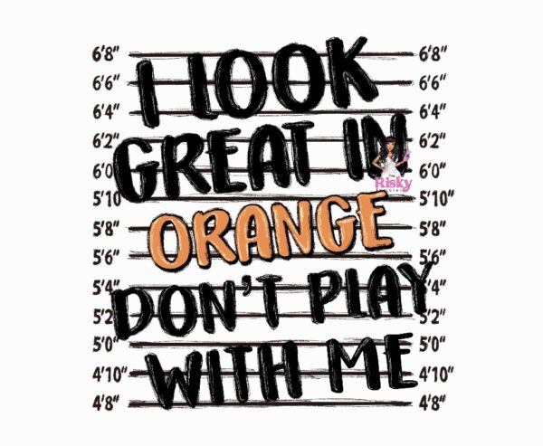 UV DTF Great in Orange