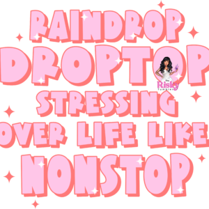 UV DTF Raindrop