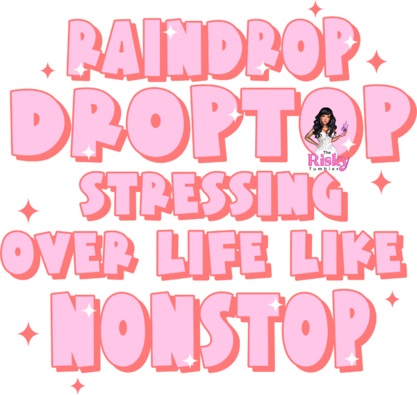UV DTF Raindrop