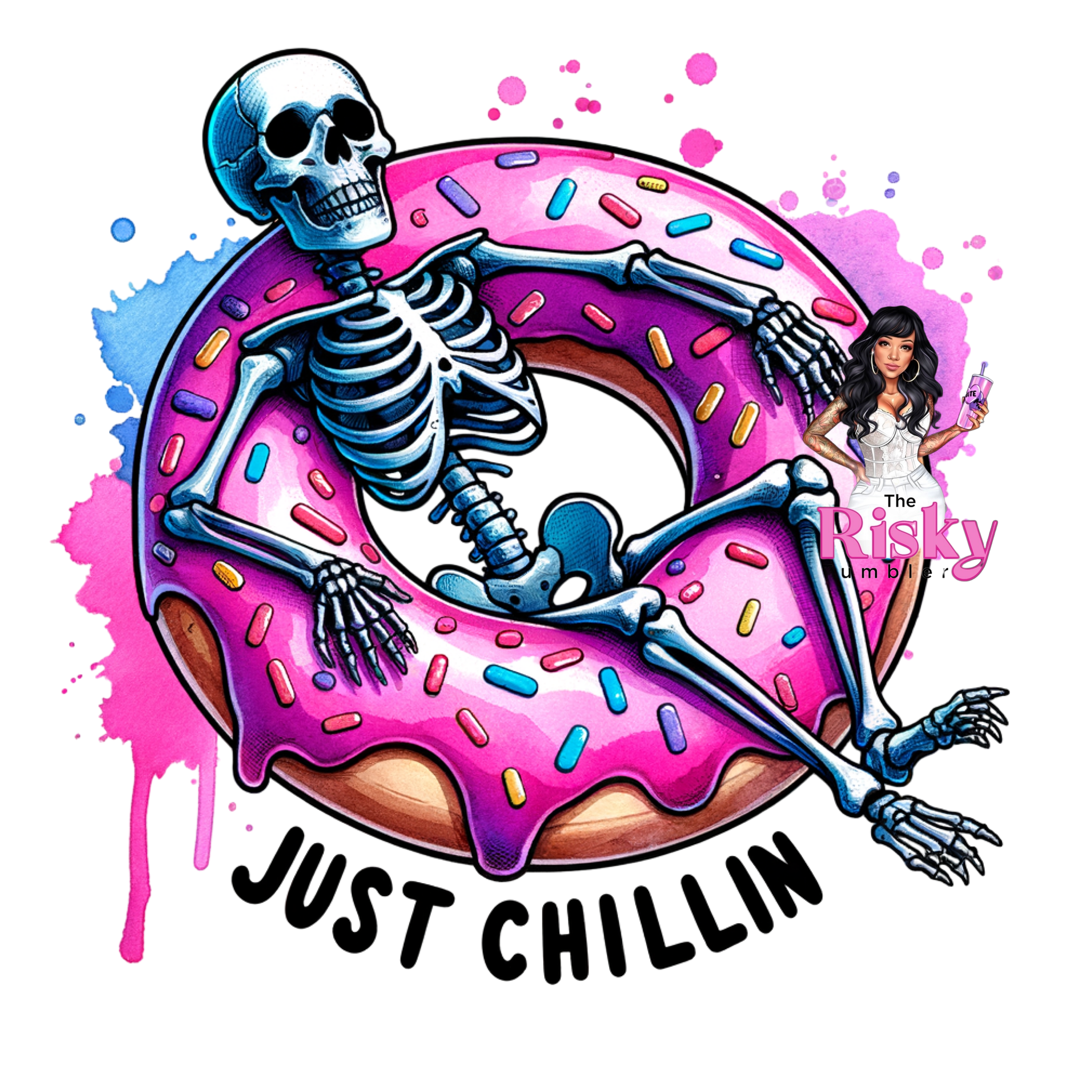 UV DTF Just Chillin (has matching vinyl)