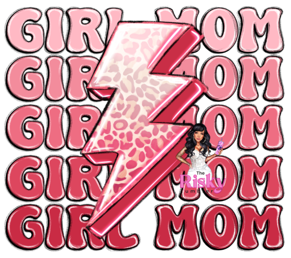 UV DTF Girl Mom