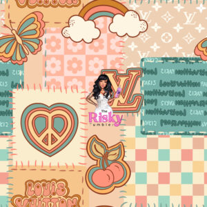 Retro Patchwork (has matching decal)