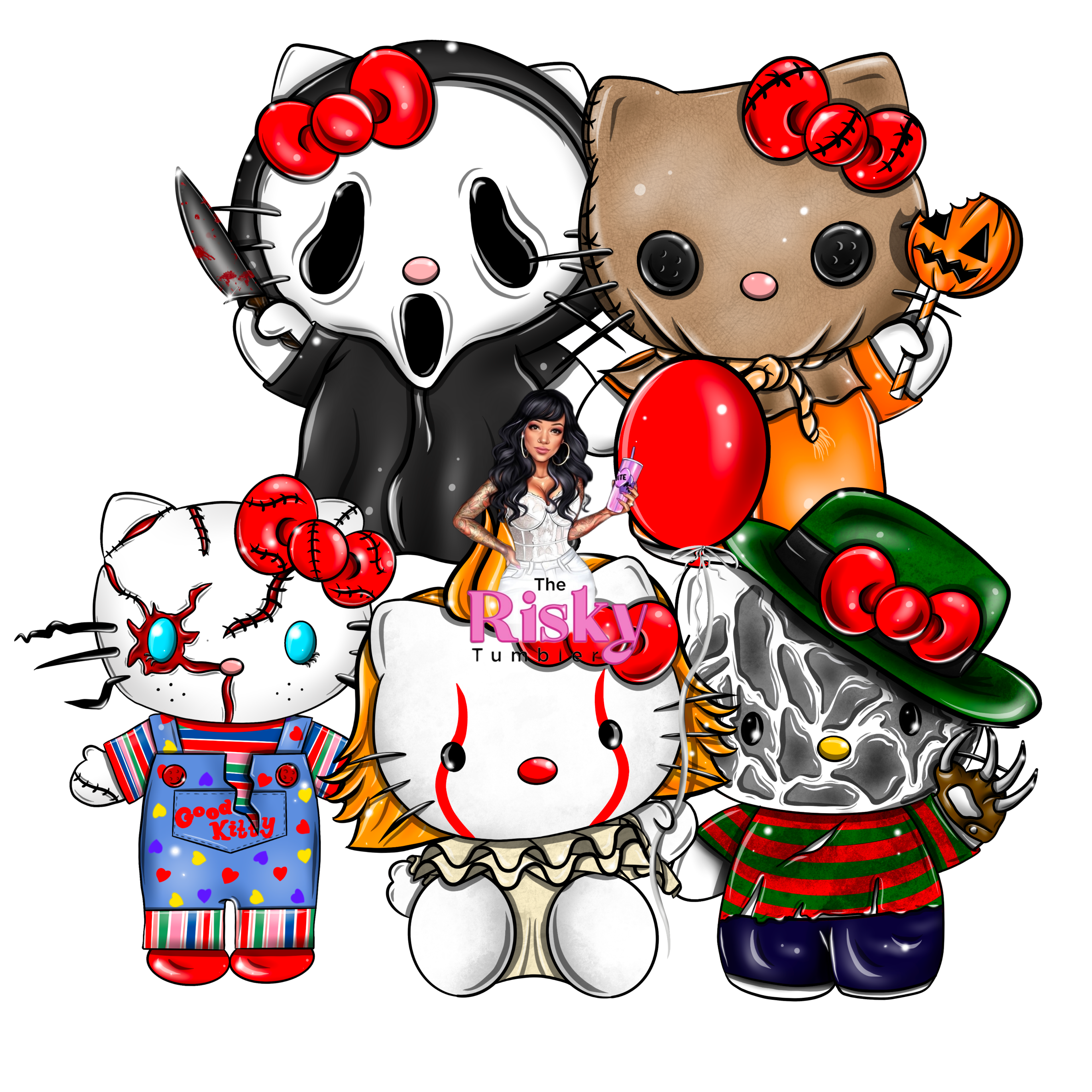 UV DTF Costume Kitty
