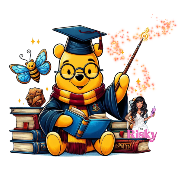 UV DTF Potter Pooh (has matching vinyl)