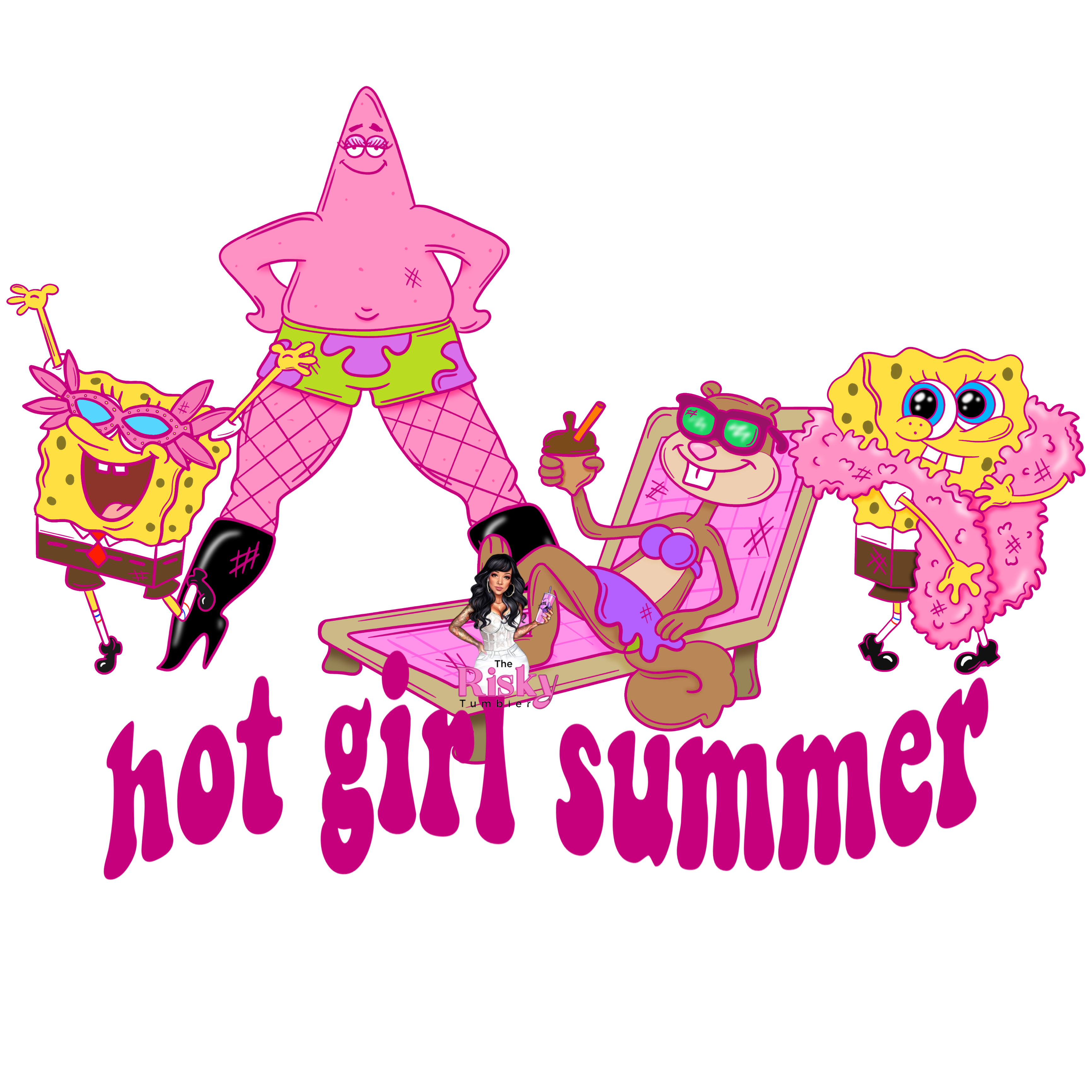 UV DTF Hot Bob Summer (has matching vinyl)