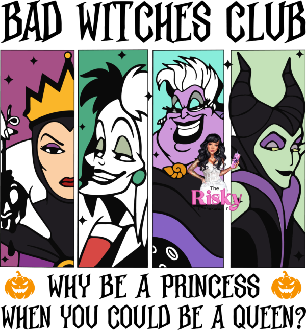 UV DTF Bad Witches Club