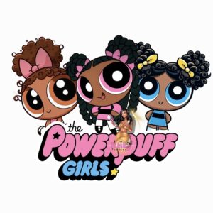 UV DTF EXCLUSIVE Brown Powerpuff Girls