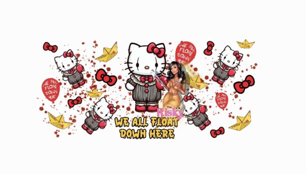 UV DTF Kittywise Wrap 9.50 x 4.5