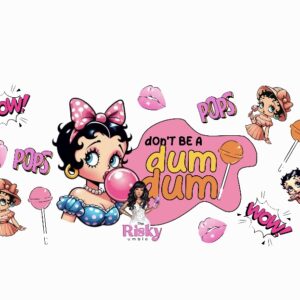 UV DTF Exclusive Boop Wrap 9.50 x 4.5