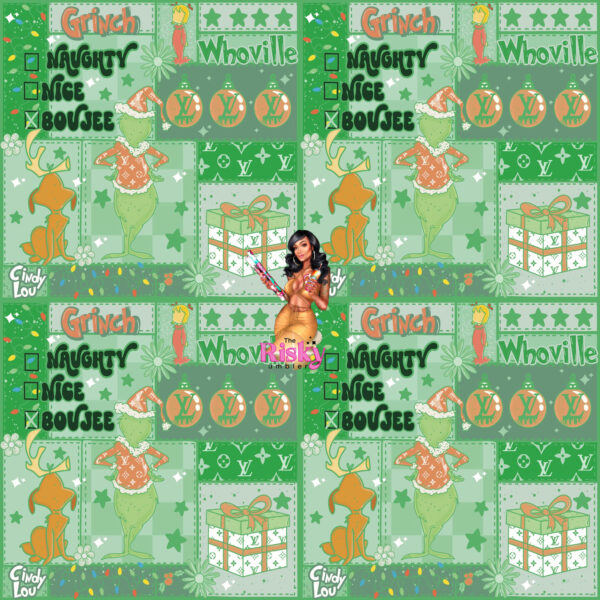 Boujee Grinch Patches