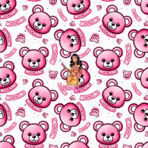 Exclusive Designer Pink Bear (has matching decal)