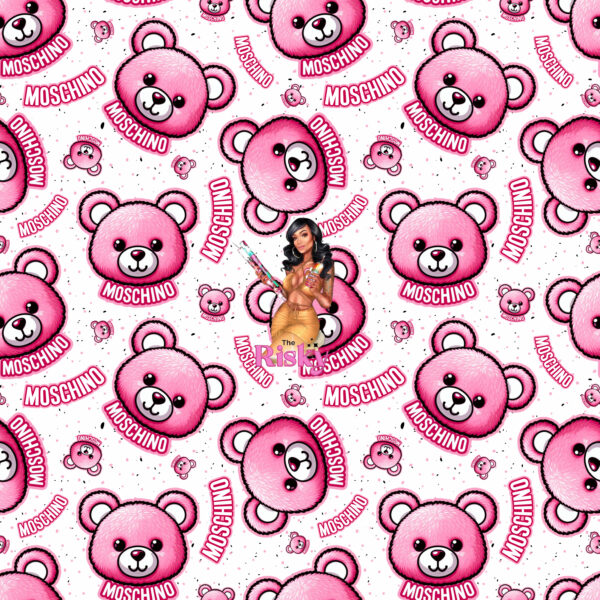 Exclusive Designer Pink Bear (has matching decal)