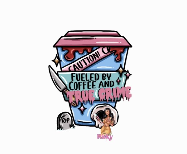 UV DTF Fueled by crime (has matching vinyl)