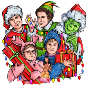 UV DTF Holiday Film mashup