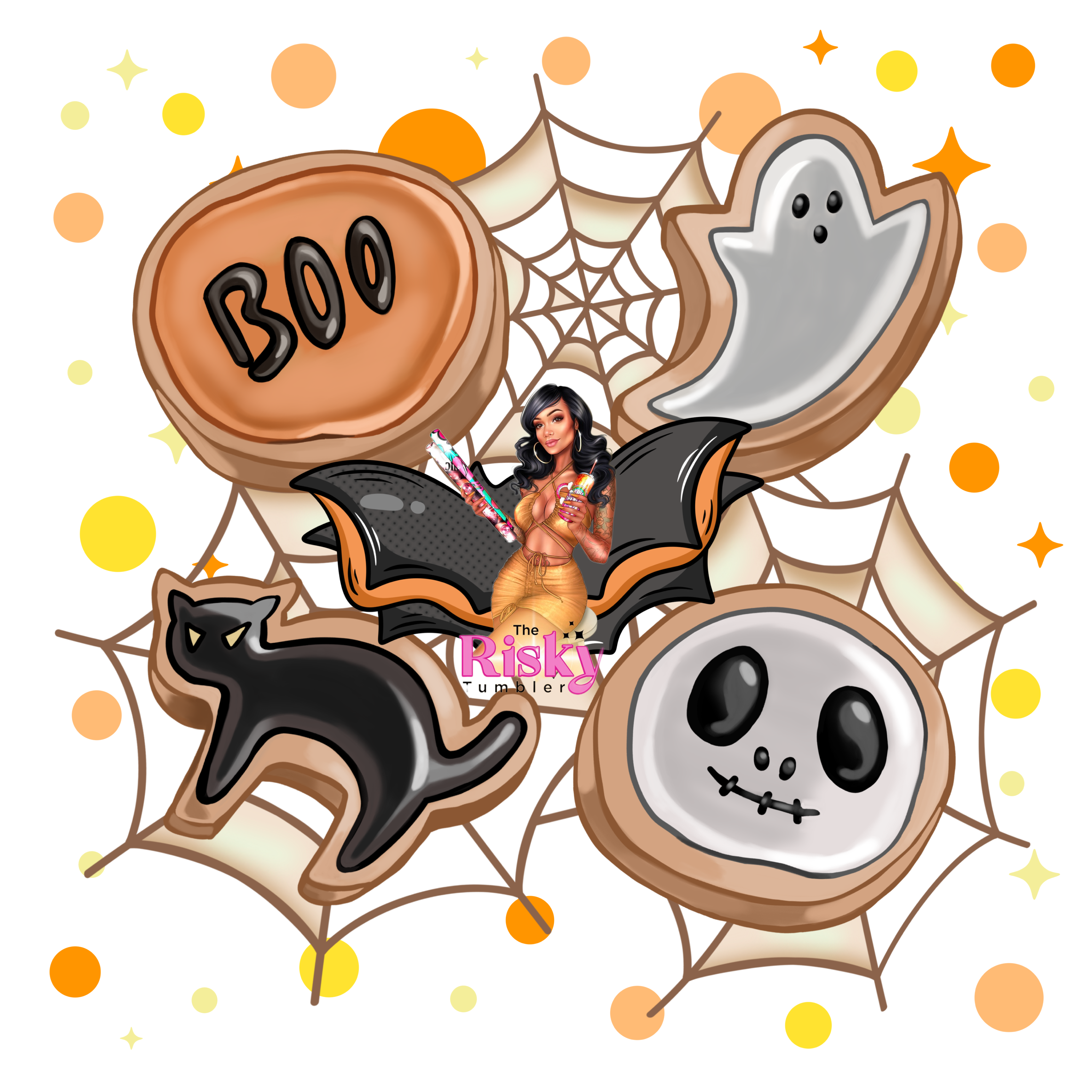 UV DTF Halloween Cookies (has matching vinyl)