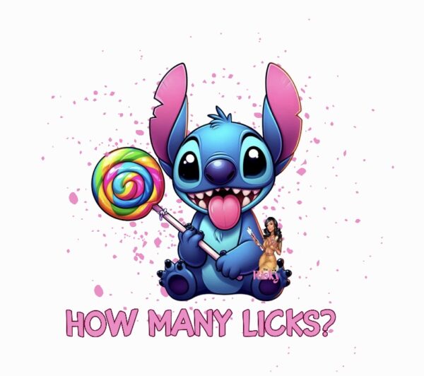 UV DTF How Many Licks 2"